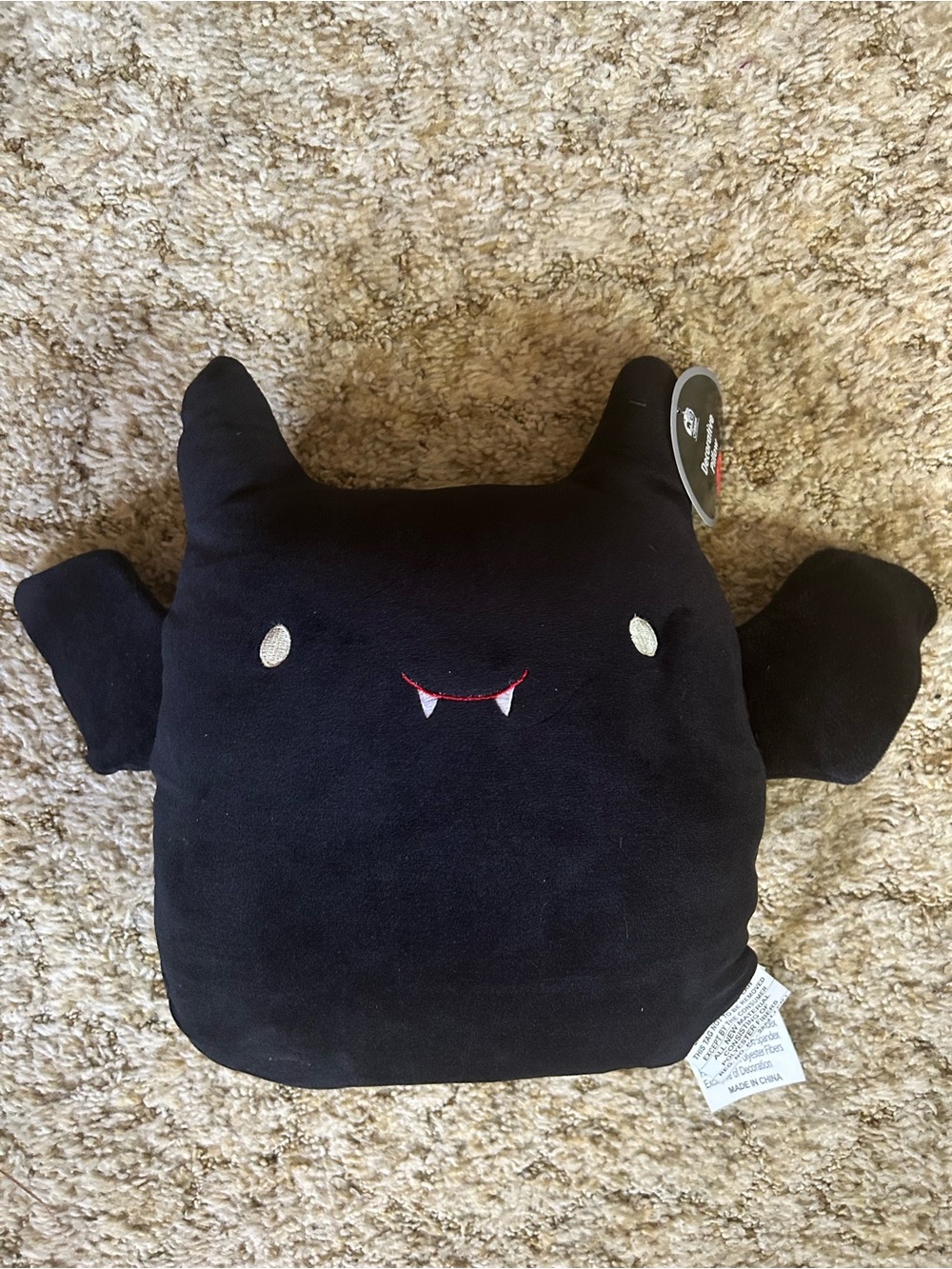 Black Bat Halloween Plush Stuffed Animal